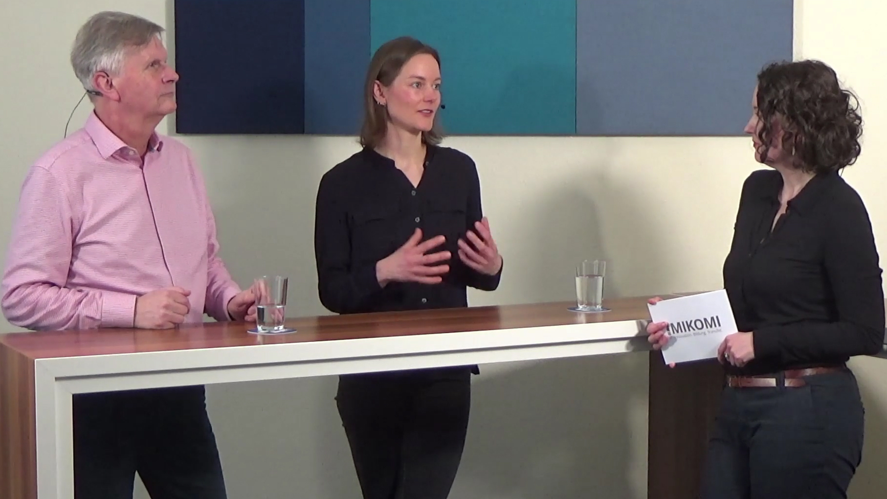 Referenten und Moderation des Wissenslunch zum Thema Resiliente Organisationen